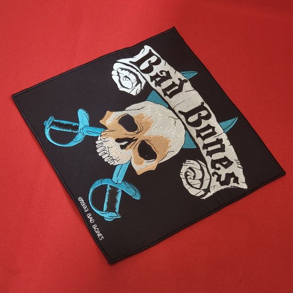Vintage Bad Bones 1993 Patch Collectible Large Black - Picture 6 of 8